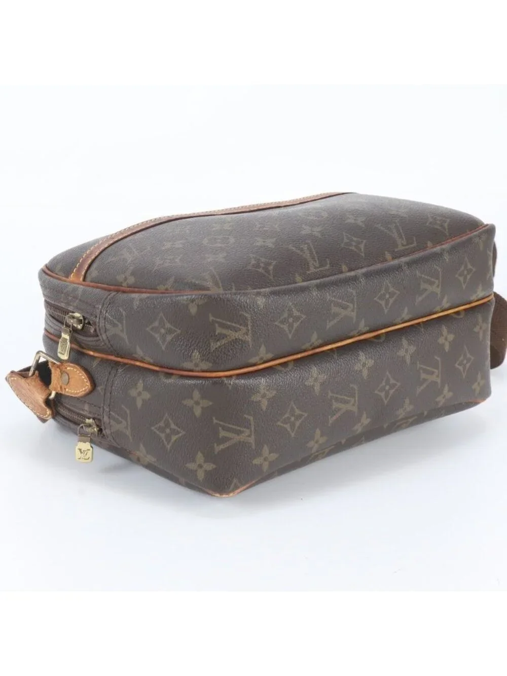 Louis Vuitton Monogram Reporter PM Leather Shoulder Bag Crossbody Messenger
